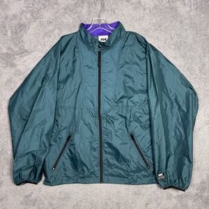 Vintage Helly Hansen Windbreaker Jacket Mens M Ripstop Tech 90s Lightweight
